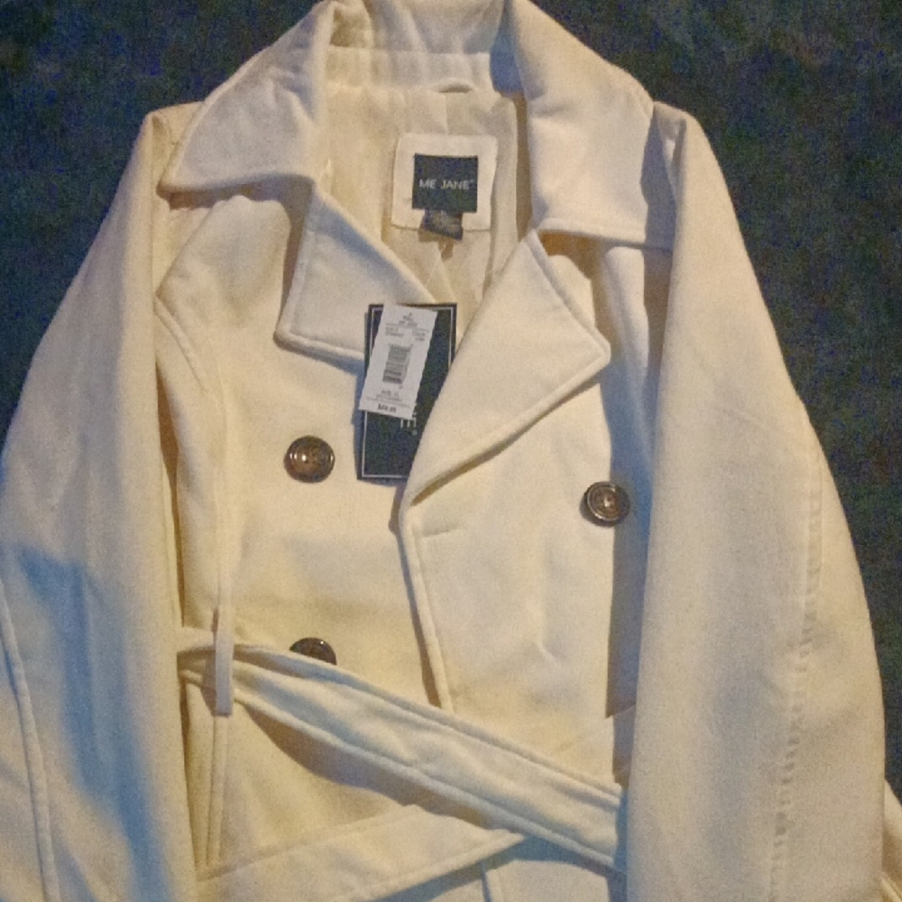 Me Jane Cream Trench Coat Timeless Design